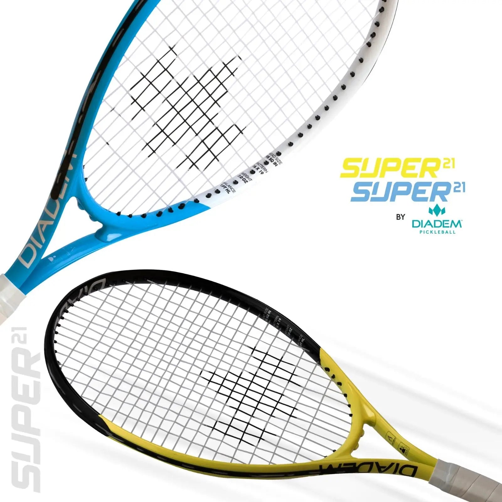Diadem Junior Tennis Racquet Super 21 Yellow