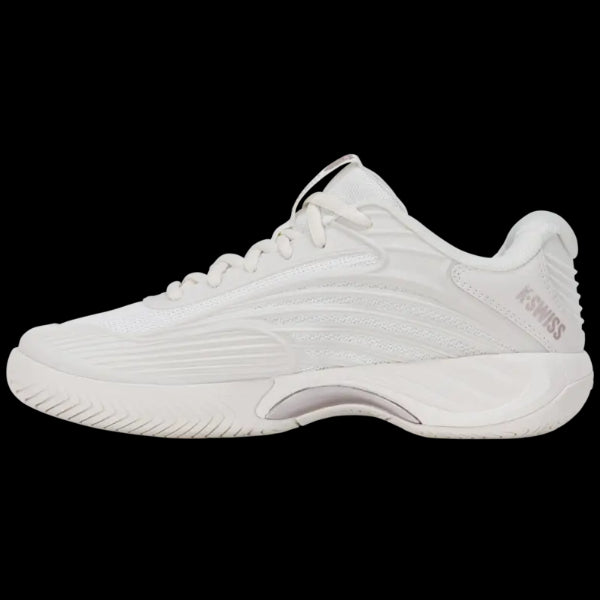 KSwiss Women's Tennis Shoes Hypercourt Express 3 - All Court - Blanc de Blanc/Rose Gold