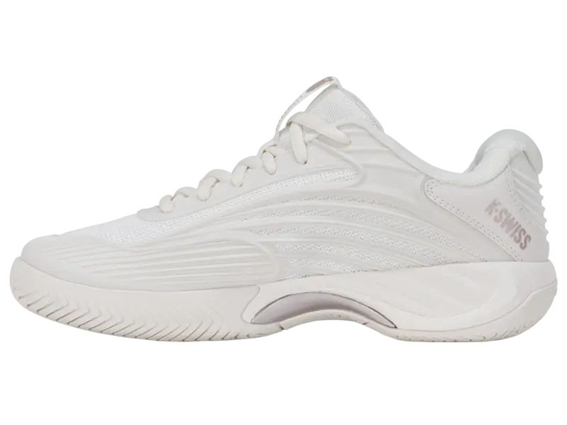 KSwiss Women's Tennis Shoes Hypercourt Express 3 - All Court - Blanc de Blanc/Rose Gold