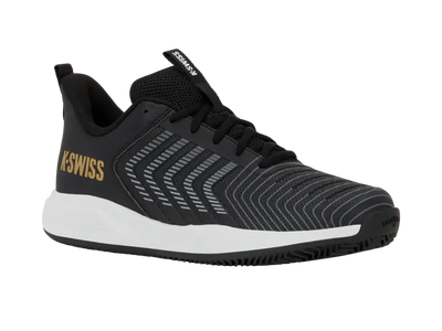 KSwiss Men's Tennis Shoes Ultrashot Light - Clay Court - Moonless/White/Gold