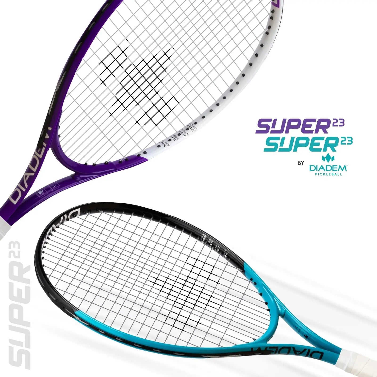 Diadem Junior Tennis Racquet Super 23 Teal