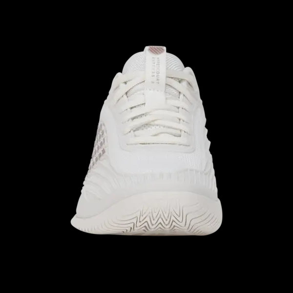 KSwiss Women's Tennis Shoes Hypercourt Express 3 - All Court - Blanc de Blanc/Rose Gold
