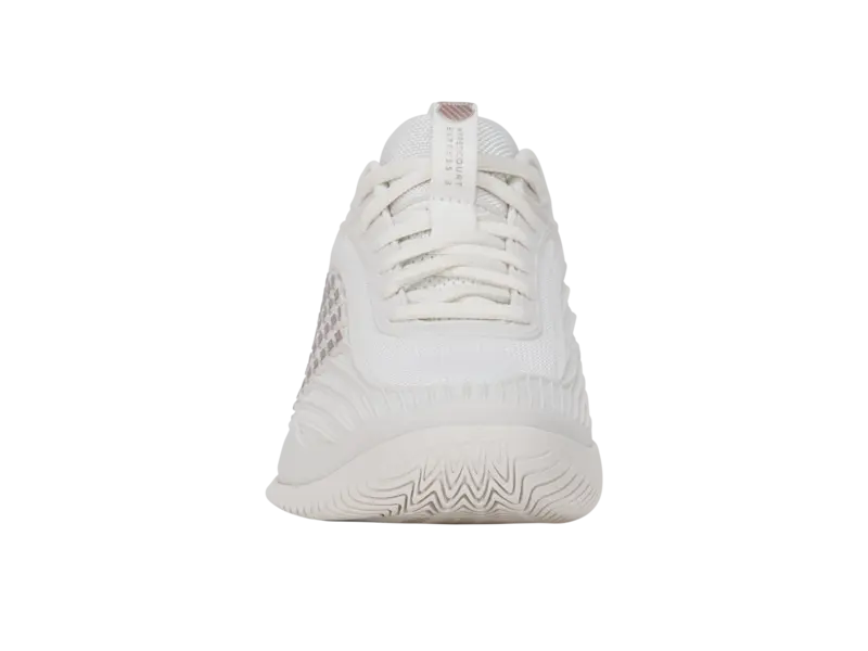 KSwiss Women's Tennis Shoes Hypercourt Express 3 - All Court - Blanc de Blanc/Rose Gold