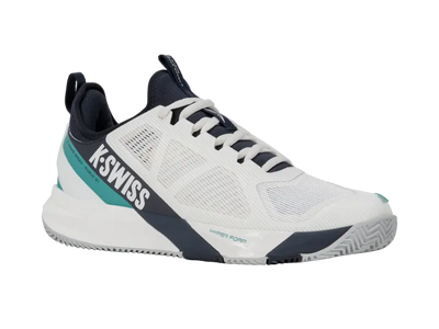 KSwiss Men's Tennis Shoes K-Frame Rublo - Clay Court - Blanc /Carbon/Baltic