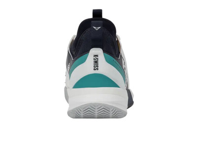 KSwiss Men's Tennis Shoes K-Frame Rublo - Clay Court - Blanc /Carbon/Baltic