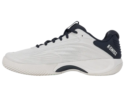 KSwiss Men's Tennis Shoes Hypercourt Express 3 - All Court Wide - Blanc /Carbon/Baltic