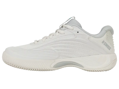 KSwiss Women's Tennis Shoes Hypercourt Express 3 - Clay Court - Blanc / Gray/Baltic