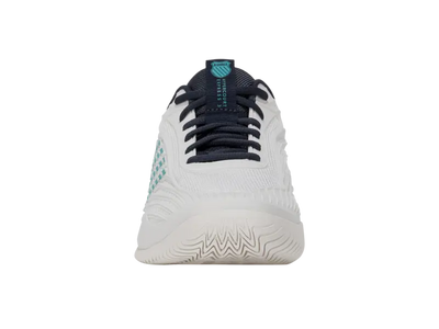 KSwiss Men's Tennis Shoes Hypercourt Express 3 - All Court - Blanc /Carbon/Baltic