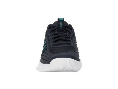 KSwiss Junior Tennis Shoes Hypercourt Express 3 - All Court - Carbon/Baltic/White