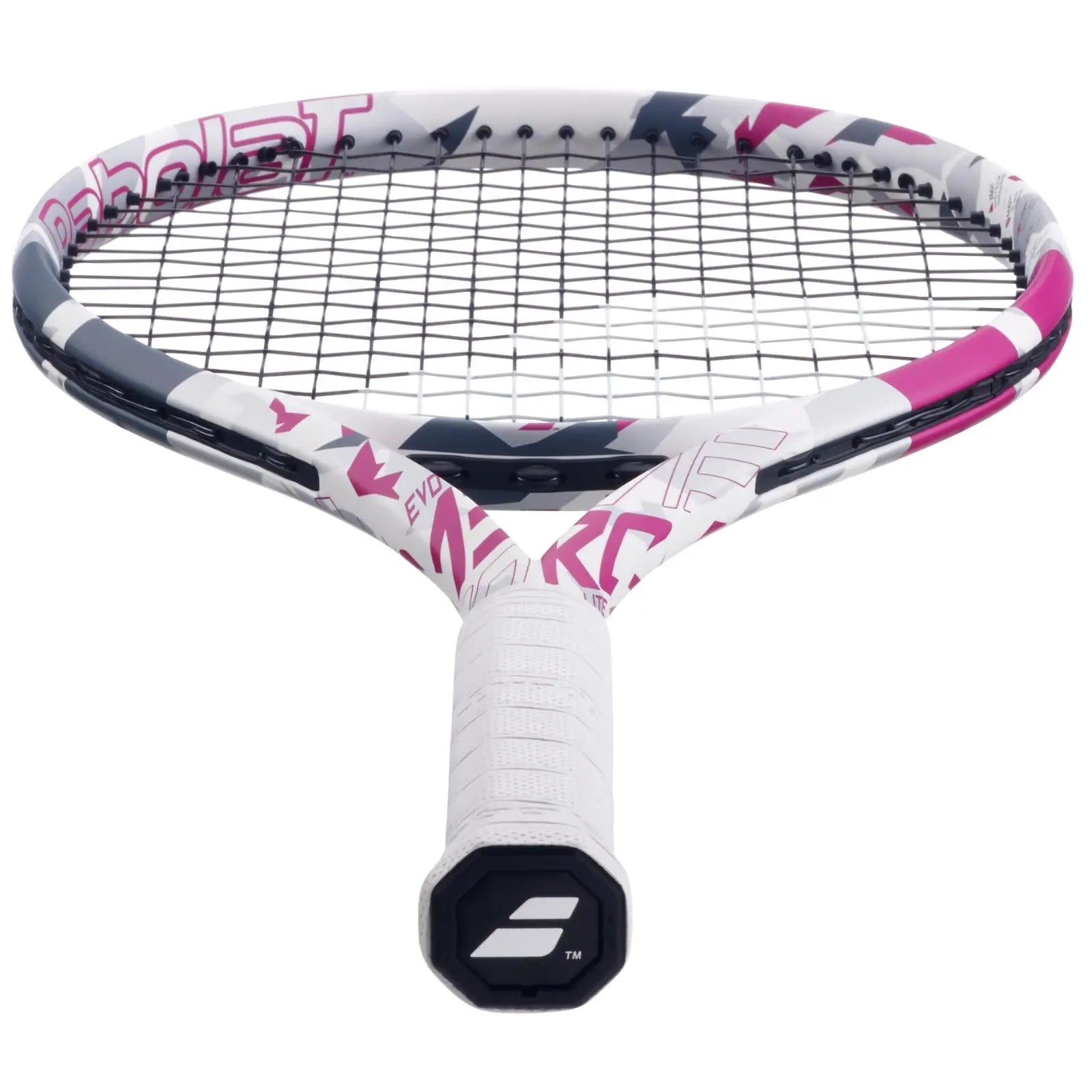 Babolat Evo Aero Lite Tennis Racquet (White/Pink)