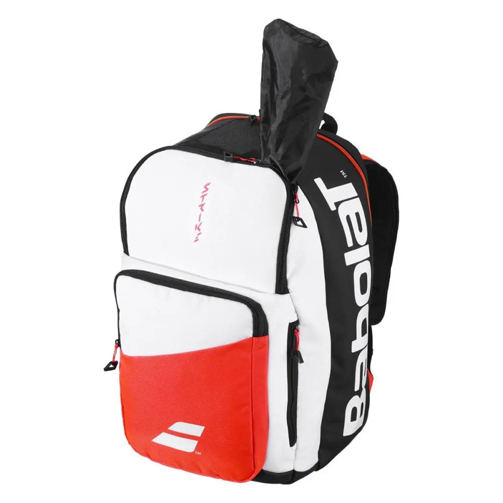 Babolat Tennis Bag Pure Strike Backpack White Orange