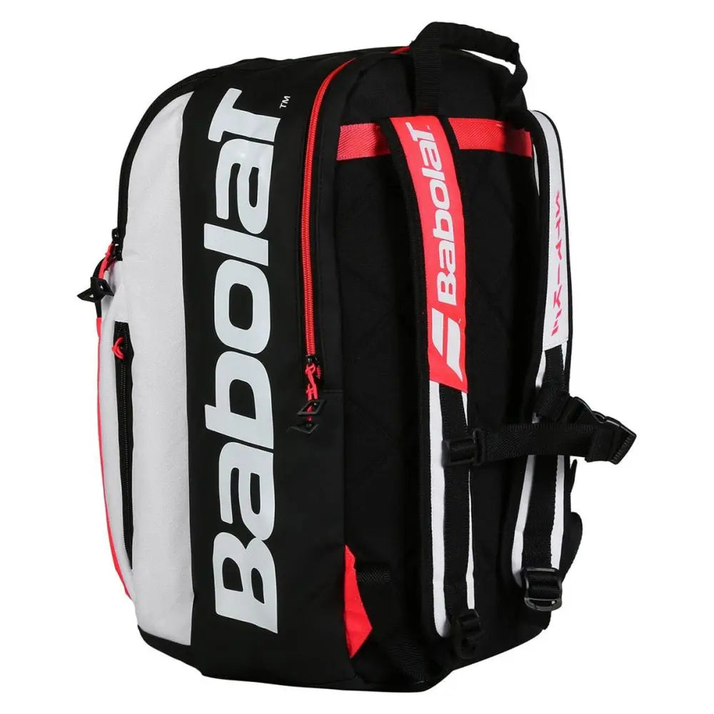 Babolat Tennis Bag Pure Strike Backpack White Orange