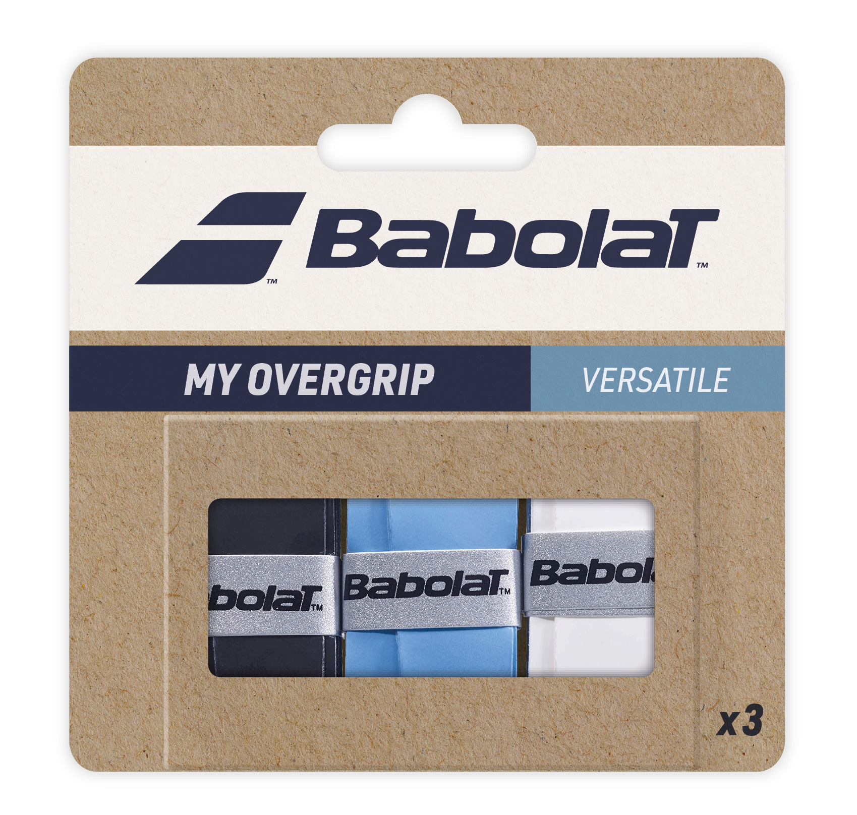 Babolat Tennis Overgrip My Overgrip 3 Pack - Multi