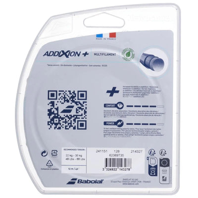 Babolat Tennis String Addixion + 12M - 1.25 (17) - Natural