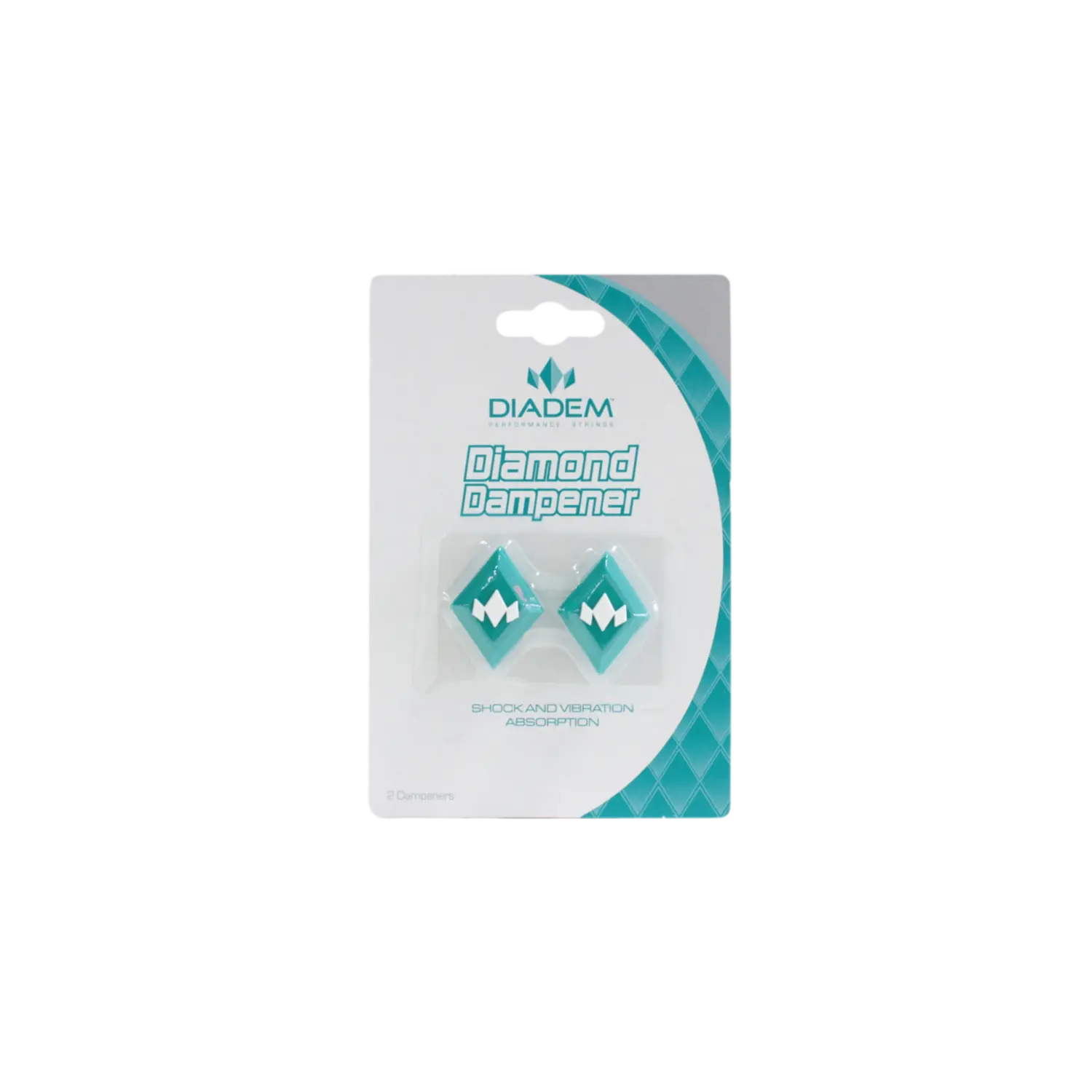 Diadem Diamond Dampeners Teal - 2 Pack