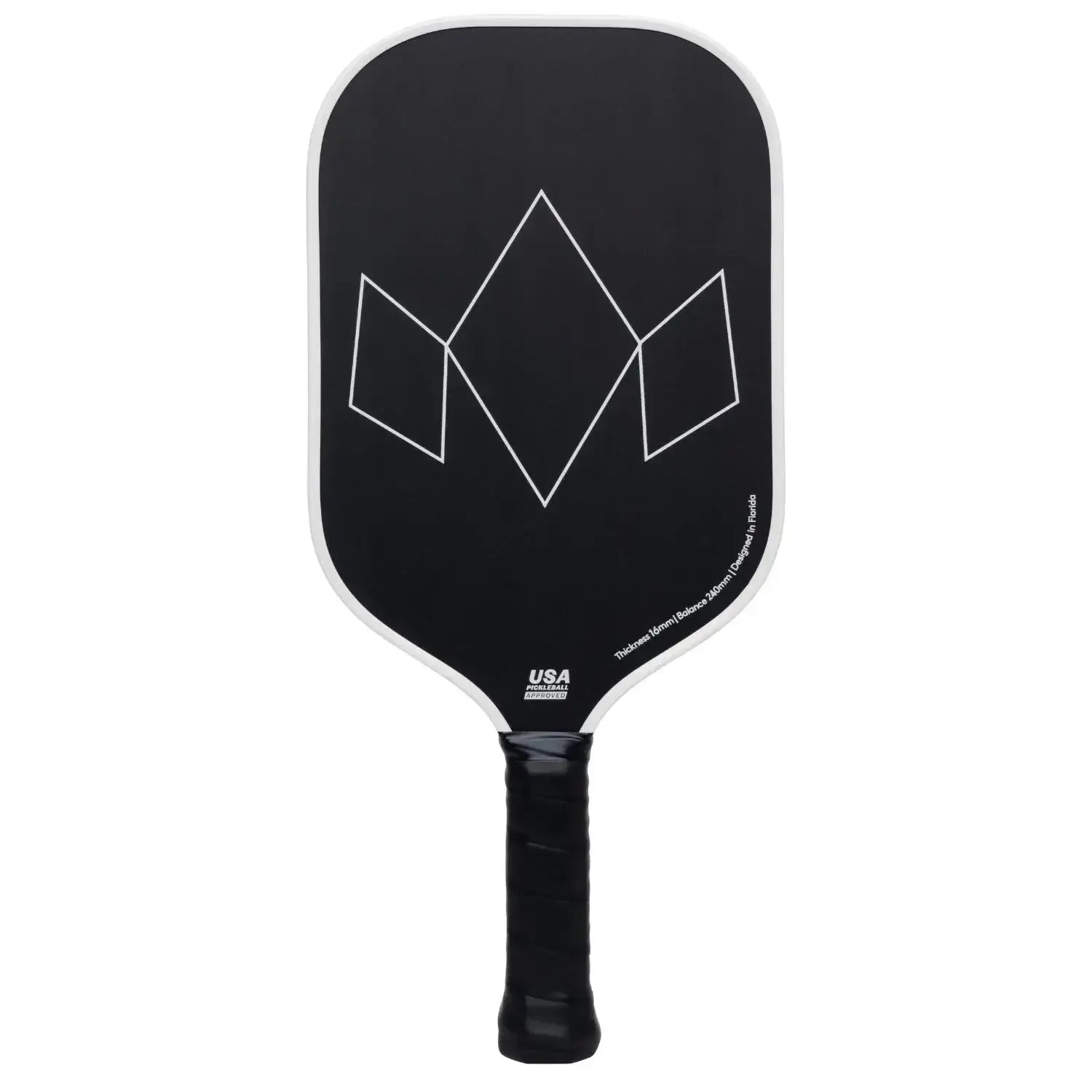 Diadem Pickleball Paddle Warrior V2 19mm - Yellow