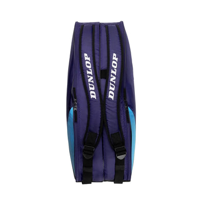 Dunlop Tennis Bag FX Club Violet Black Cyan 6 Racquets