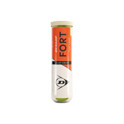 Dunlop Tennis Ball Fort Clay Court 4-Ball Tin