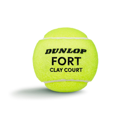 Dunlop Tennis Ball Fort Clay Court 4-Ball Tin