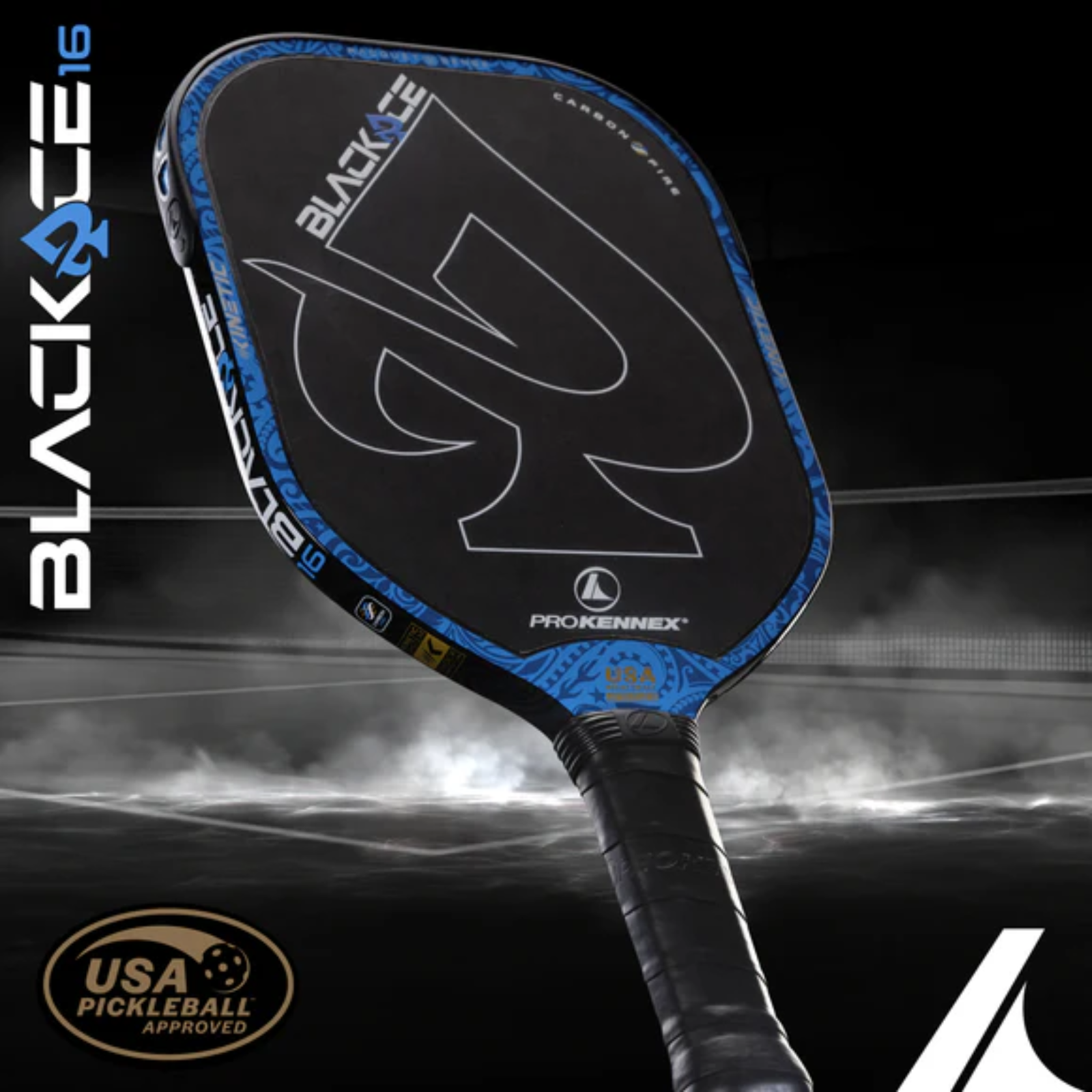 Pro Kennex Pickleball Paddel Kinetic Black Ace 16 - Blue (225g)