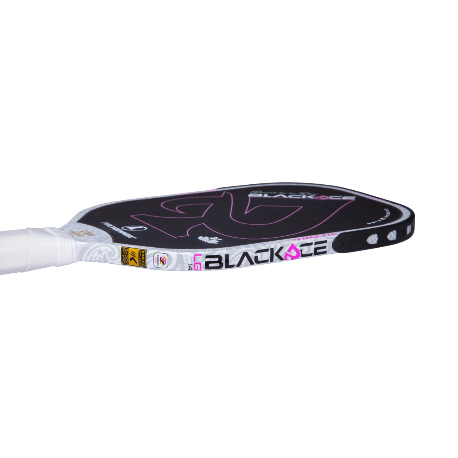 Pro Kennex Pickleball Paddel Kinetic Black Ace Lg 14 - White (225g)