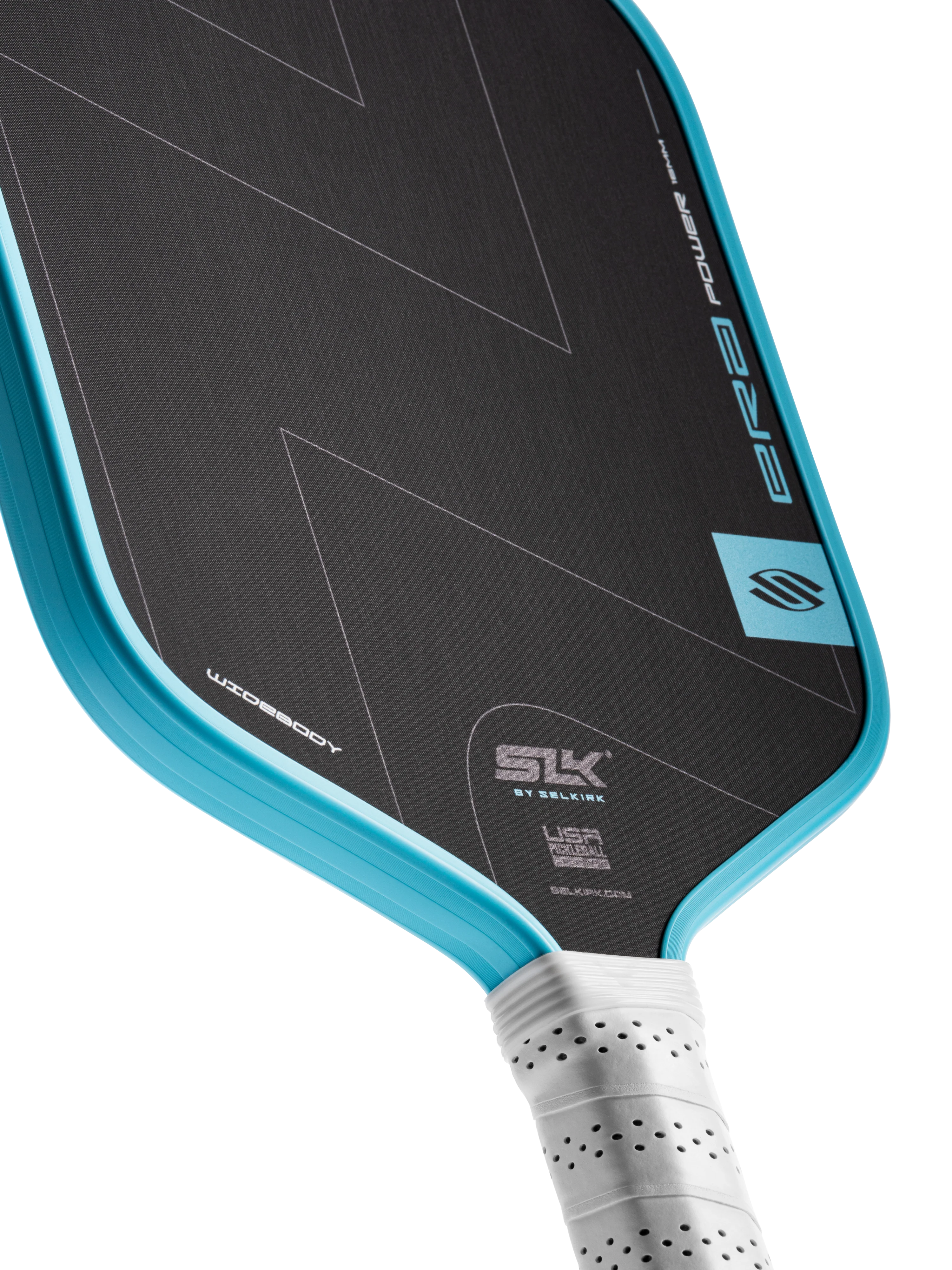 SLK ERA Power Widebody Pickleball Paddle Cyan 16mm
