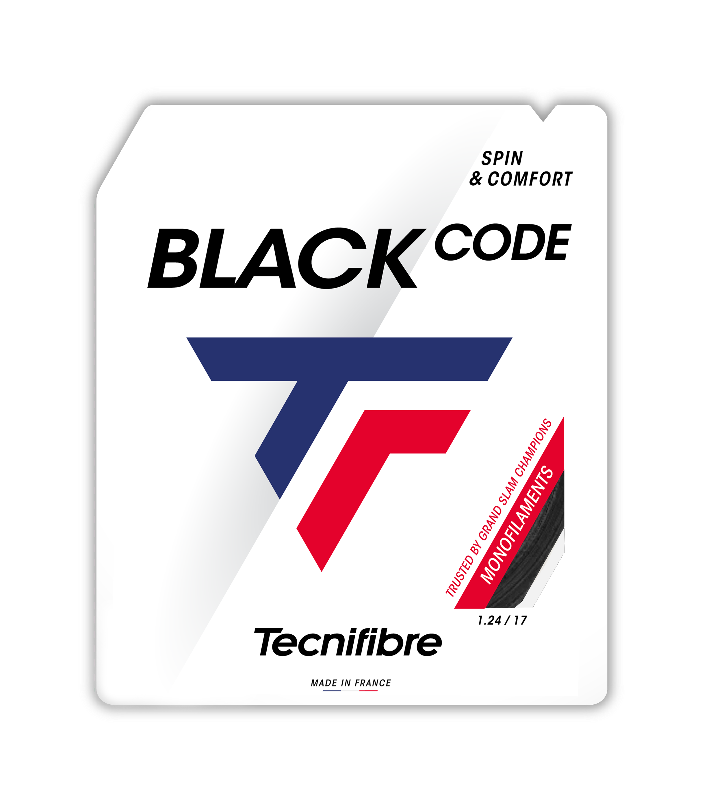 Tecnifibre Tennis String Blackcode - Black - 1.24 - Polyester