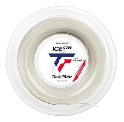 Tecnifibre Tennis String Ice Code 200M - White - 1.25 - Polyester