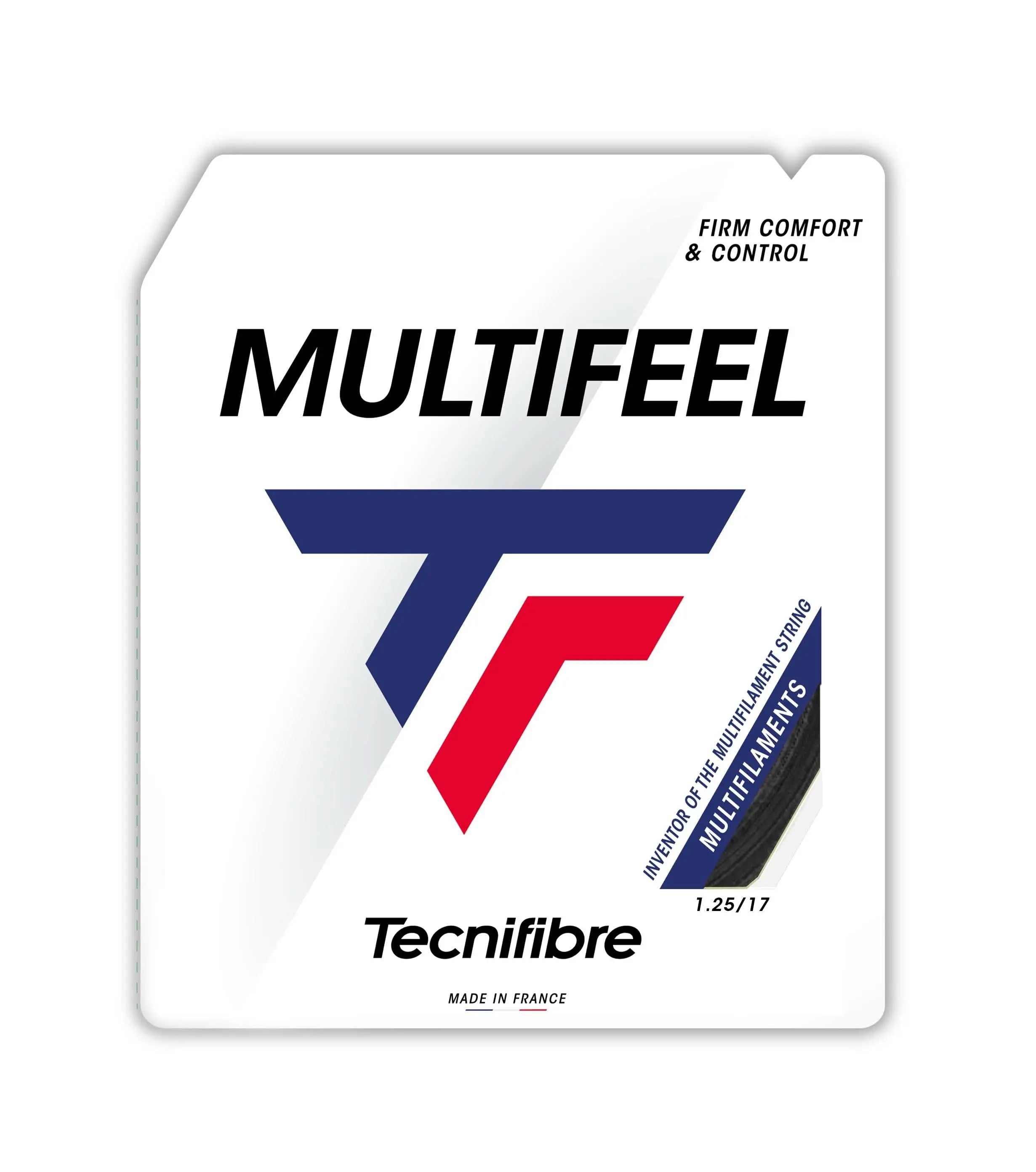 Tecnifibre Tennis String Multifeel - Black - 1.25 - Multifilament