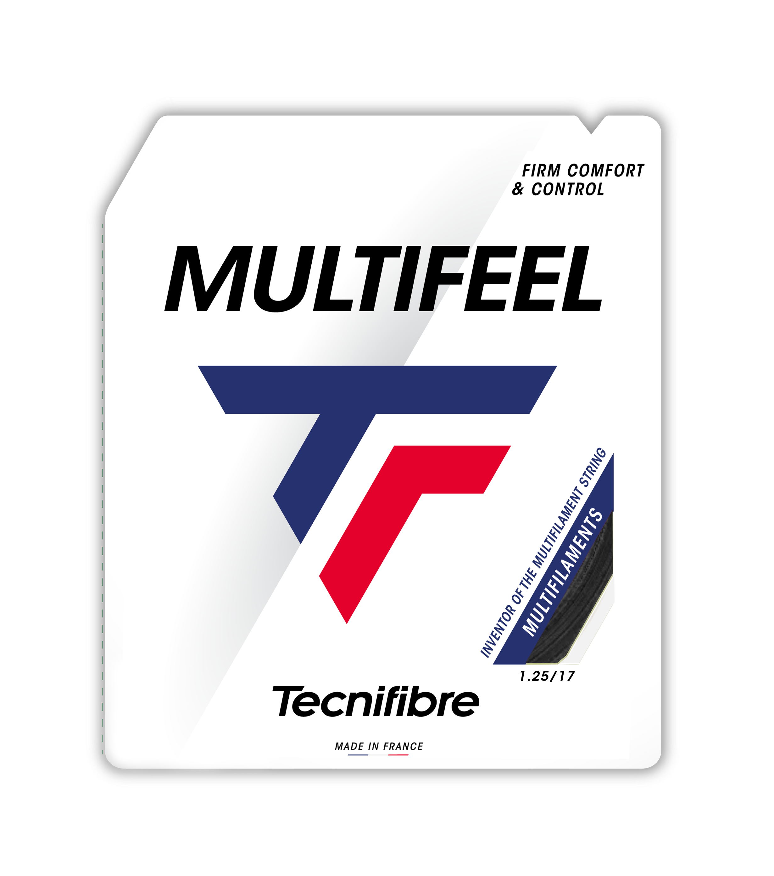 Tecnifibre Tennis String Multifeel - Black - 1.25 - Multifilament