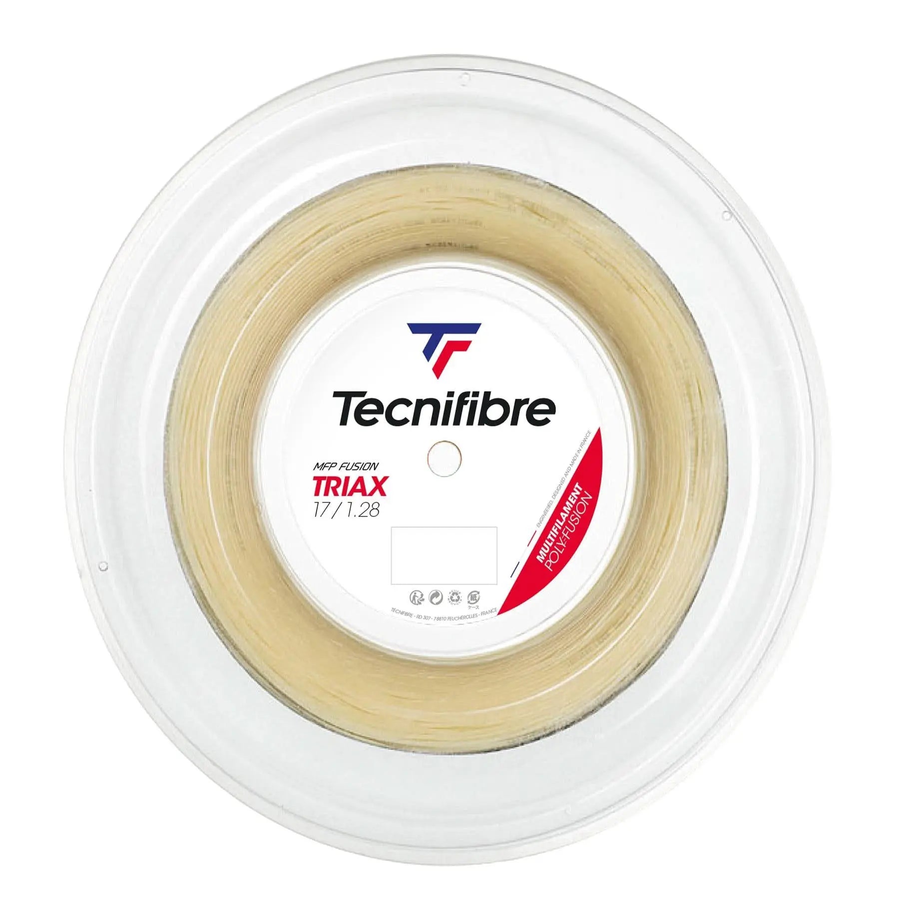 Tecnifibre Tennis String Triax 200M - Natural - 1.28 - Polyfusion
