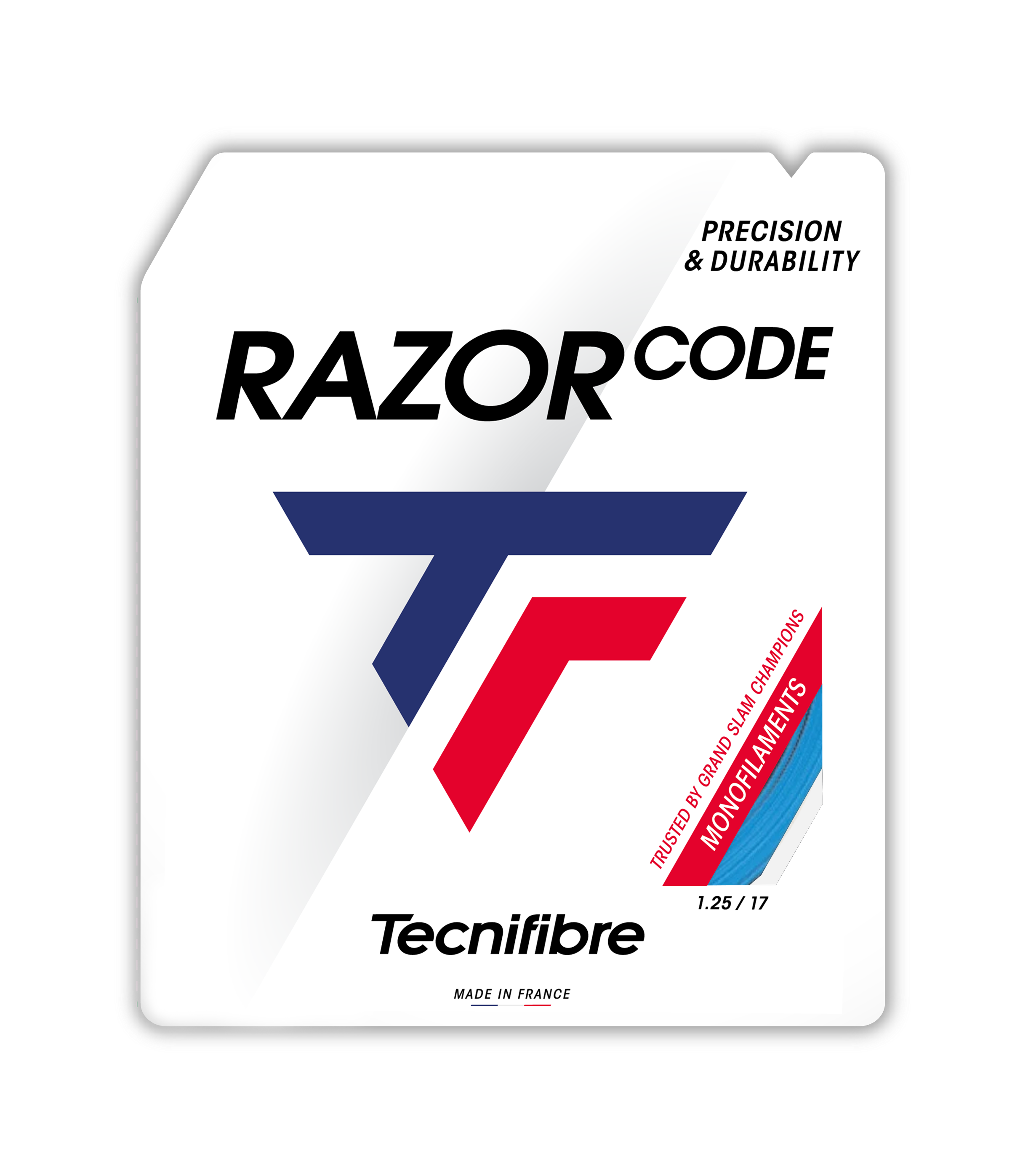 Tecnifibre Tennis String Triax Razor Code - Blue - 1.25 - Polyester