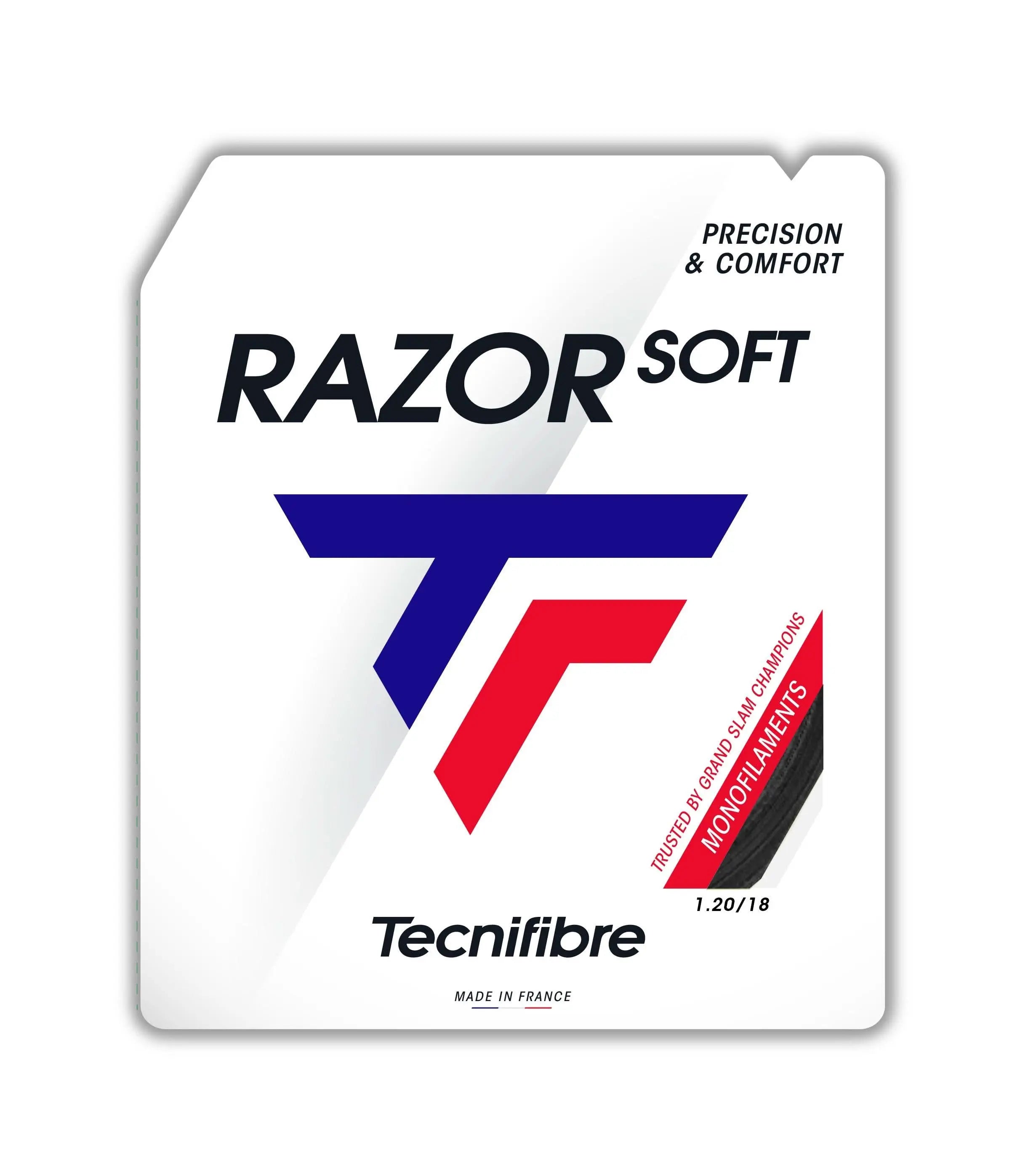 Tecnifibre Tennis String Triax Razor Soft - Carbon - 1.2 - Polyester