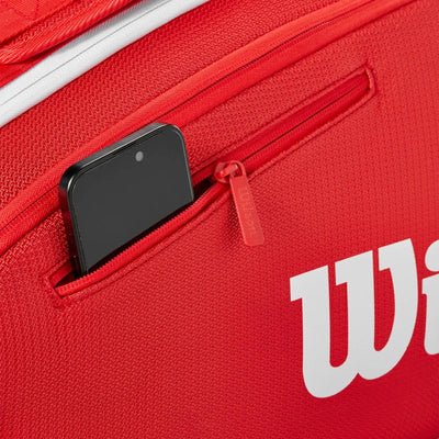 Wilson Tennis Bag Super Tour Red 15 Racquets