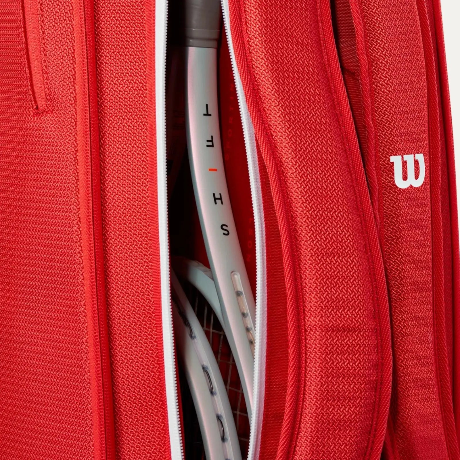 Wilson Tennis Bag Super Tour Red 6 Racquets
