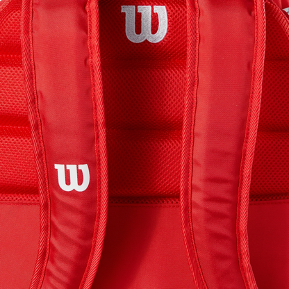 Wilson Tennis Bag Super Tour Red Backpack