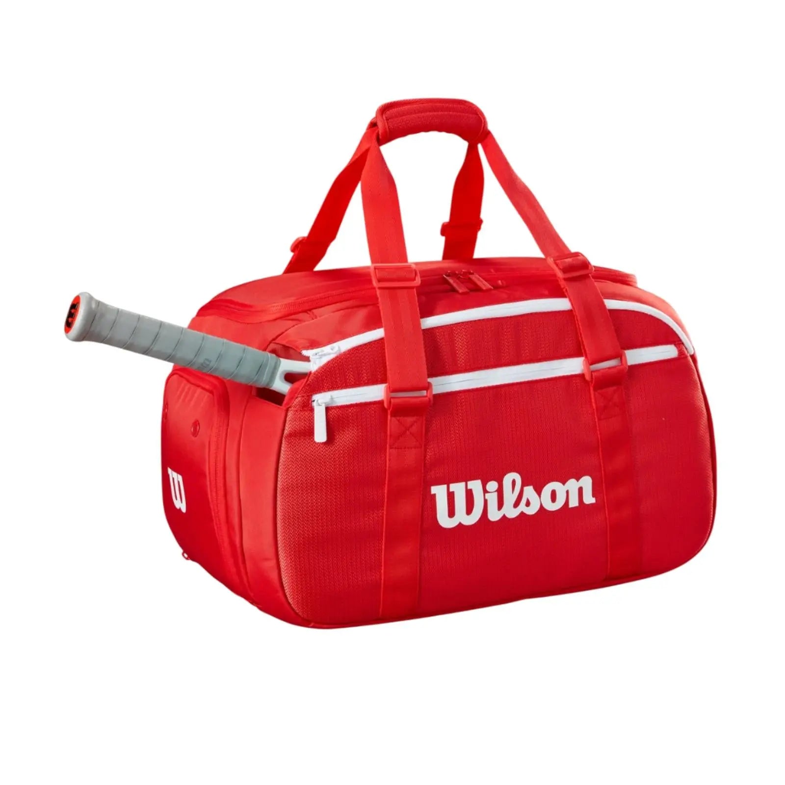 Wilson Tennis Bag Super Tour Red Small Duffel