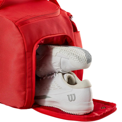 Wilson Tennis Bag Super Tour Red Small Duffel
