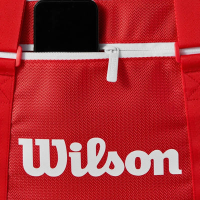Wilson Tennis Bag Super Tour Red Small Duffel