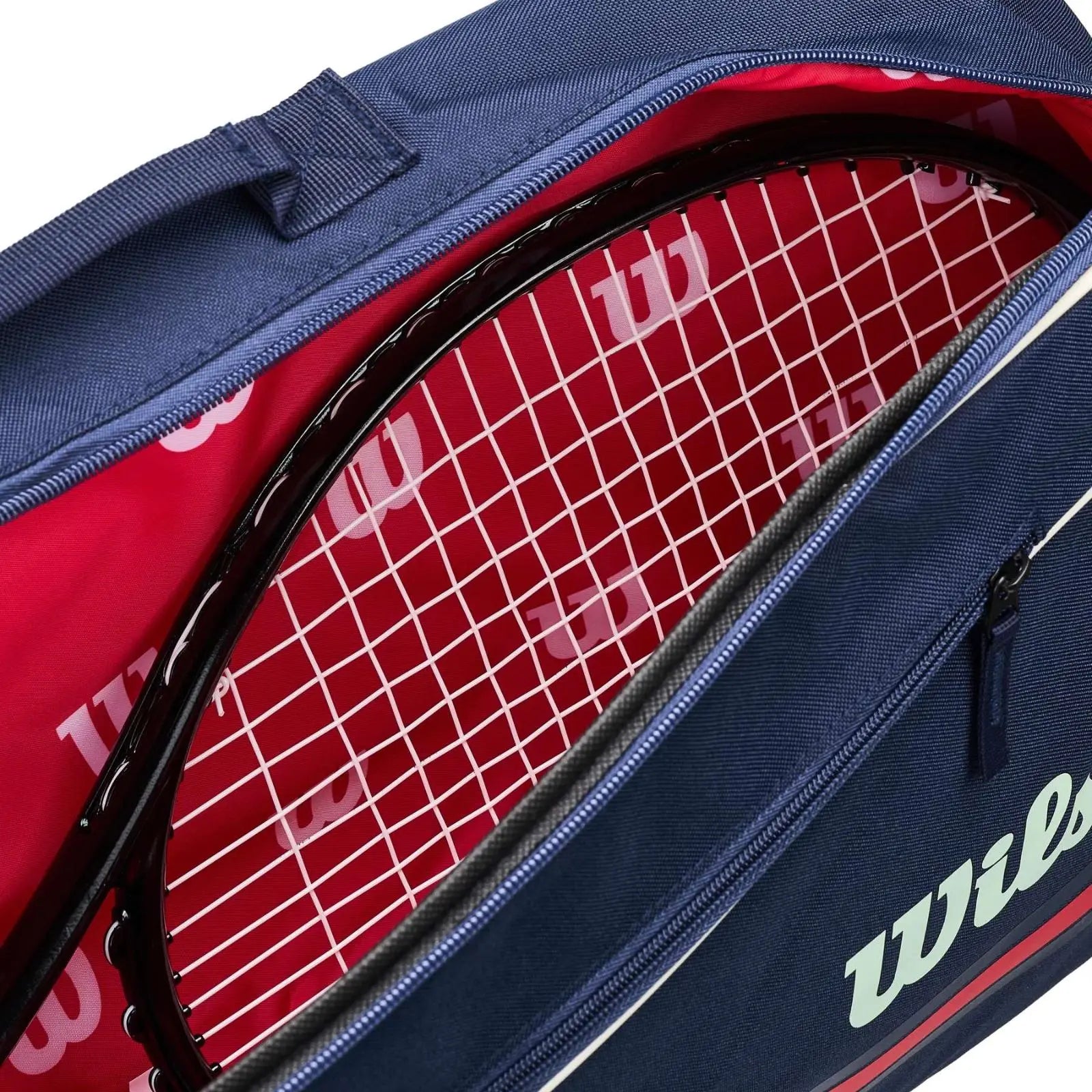 Wilson Tennis Bag Team Bag 3 Racquets Navy