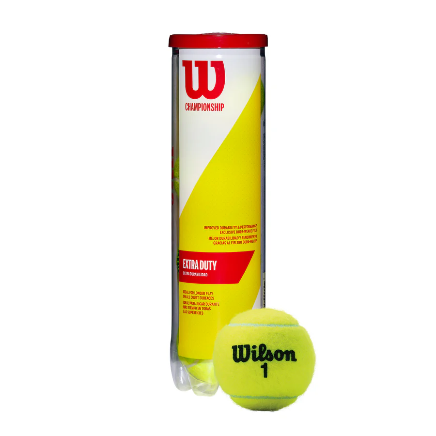 Wilson Tennis Ball Championshiop Extra Duty - 4Ball