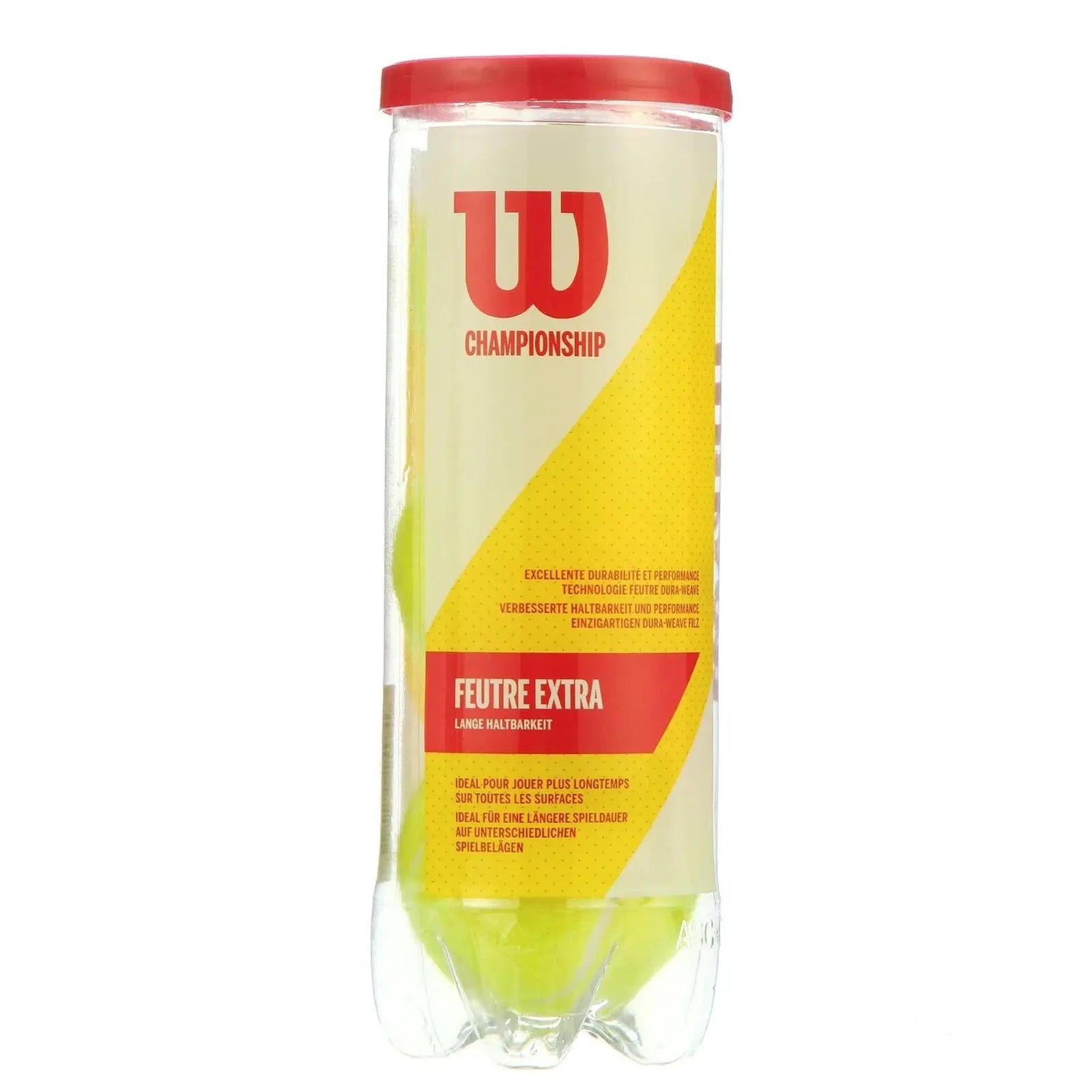 Wilson Tennis Ball Championship Extra Duty 4 Ball