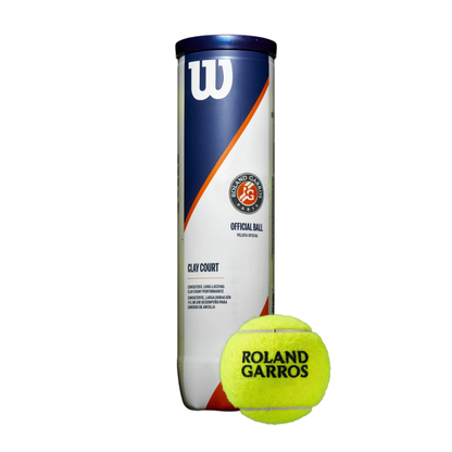 Wilson Tennis Ball Roland Garros Clay Court 4Ball