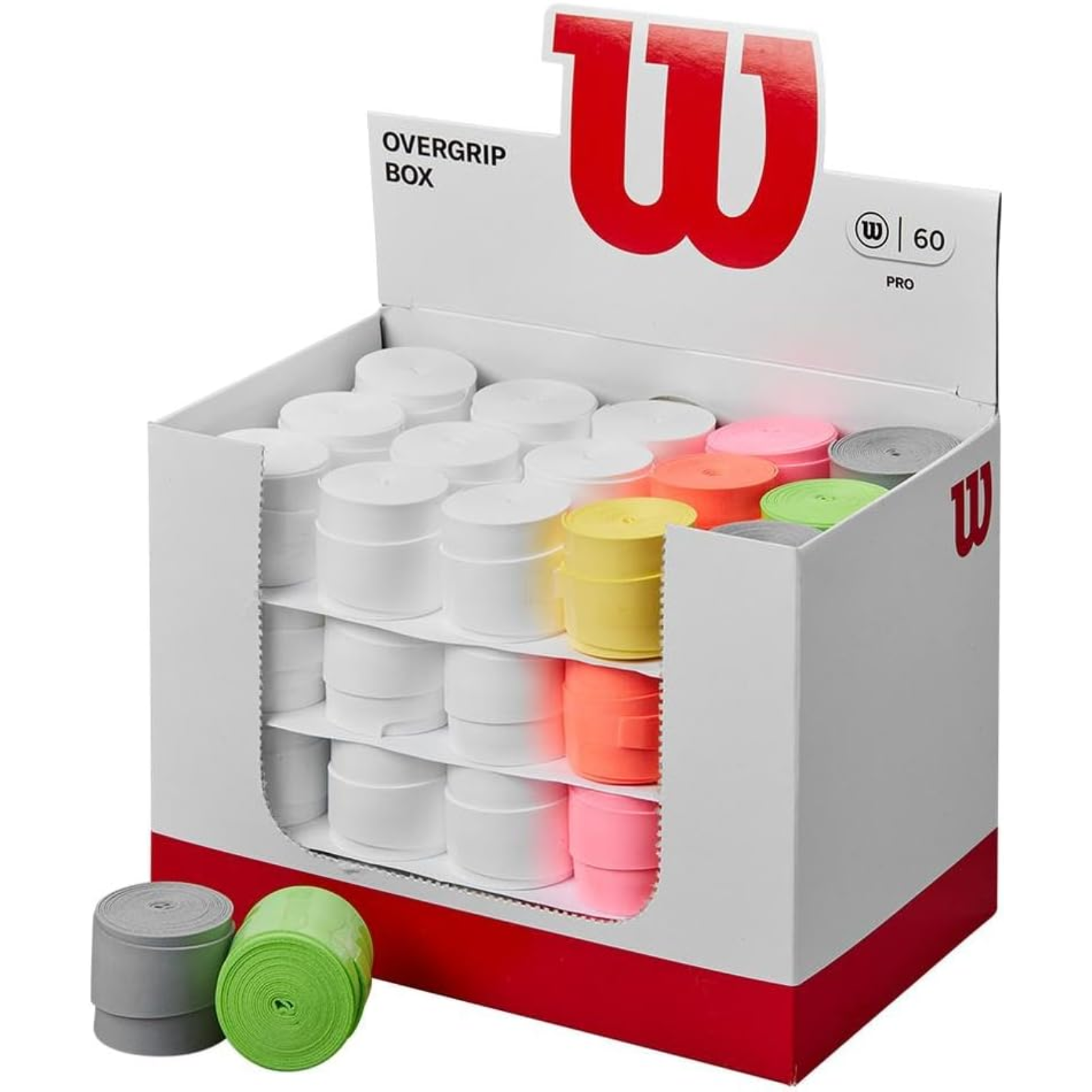 Wilson Tennis PRO Overgrip Box 60Pcs-Multi