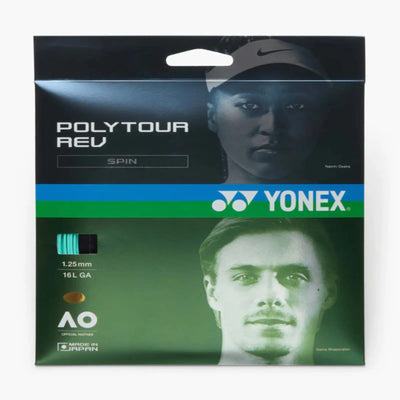 Yonex Polytour Rev Spin 1.25 16L GA Tennis String 12m Set-Mint