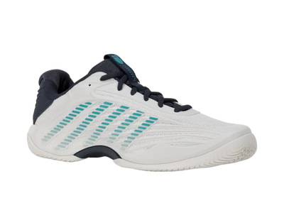 KSwiss Men's Tennis Shoes Hypercourt Express 3 - All Court - Blanc /Carbon/Baltic