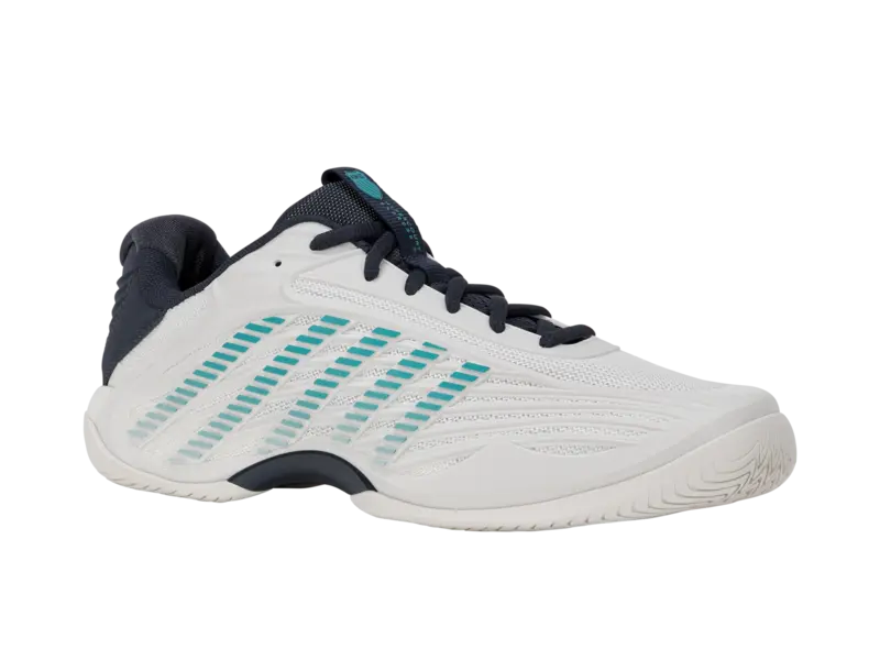 KSwiss Men's Tennis Shoes Hypercourt Express 3 - All Court - Blanc /Carbon/Baltic