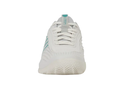 KSwiss Women's Tennis Shoes Hypercourt Express 3 - Clay Court - Blanc / Gray/Baltic