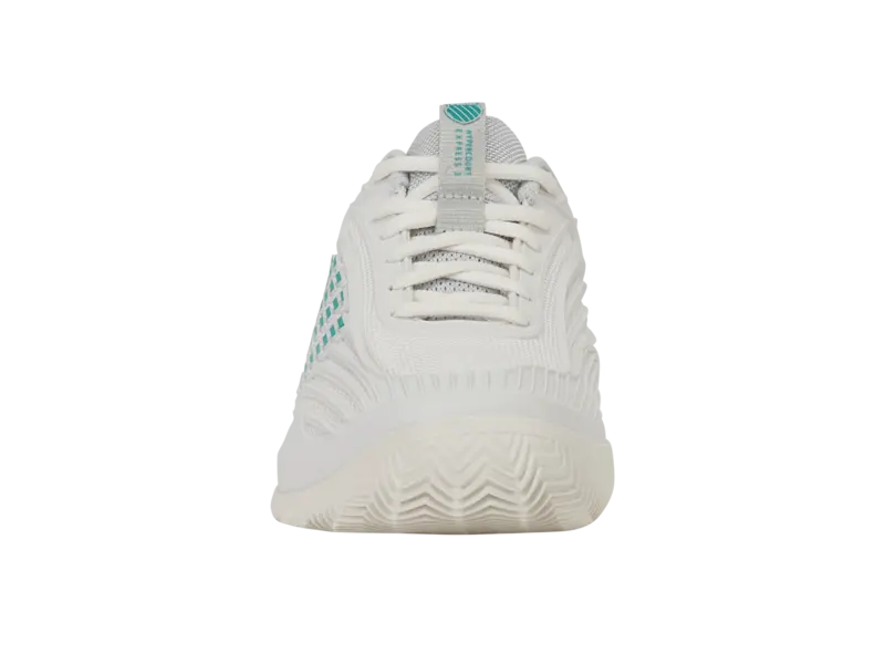 KSwiss Women's Tennis Shoes Hypercourt Express 3 - Clay Court - Blanc / Gray/Baltic