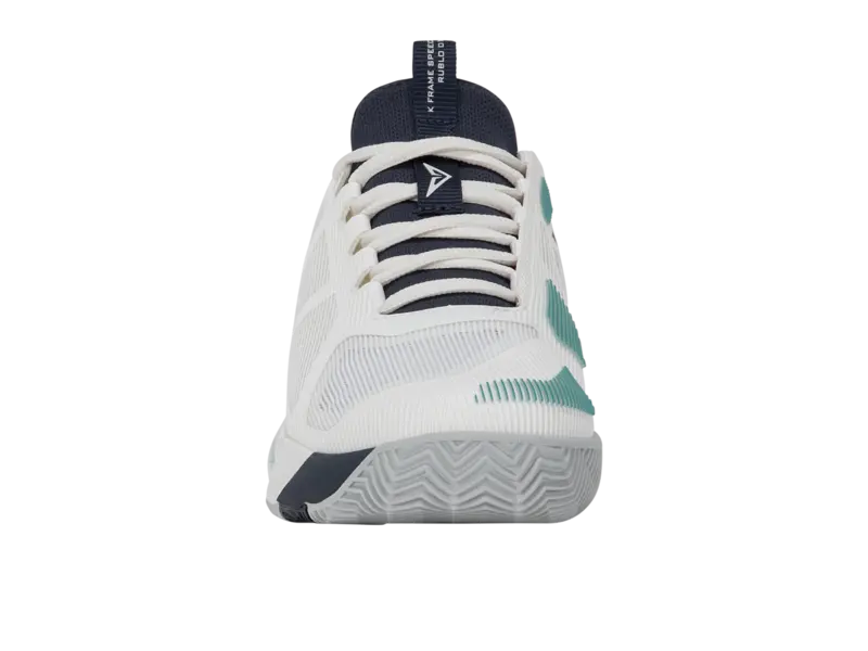 KSwiss Men's Tennis Shoes K-Frame Rublo - Clay Court - Blanc /Carbon/Baltic